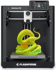 FLASHFORGE Adventurer 5M 3D Printer,600mm/s Max Speed Core XY 3D Printers with Auto Leveling,280°C Direct Extruder, 3s Detachable Nozzle, Dual-Sided PEI Platform,Dual Cooling, for Home,Kids,Beginners