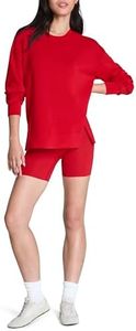 SPANX AirEssentials Crewneck Tunic - Below-Hip, Relaxed Fit - Offers UPF 50+ Protection - Spanx Red - 3X