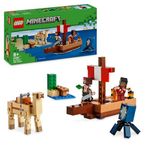 LEGO Minecraft The Pirate Ship Voyage Boat Toy Playset for Kids, Building Set with Squid, Camel and Pirate Figures, Gamer Gift for 8 Plus Year Old Boys and Girls 21259