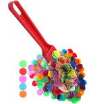 Dacefloy Magnetic Bingo Wand with 100 Metal Ringed Chips for Counting School/Game Chips Plastic Markers