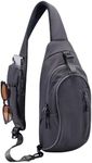 WATERFLY Crossbody Sling Backpack Sling Bag: Small and Stylish Design for Hiking Travel and Everyday Use