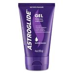 Astroglide Water Gel Based Ultra Gentle Lubricant 113 g, Stays Put with No Drip, Suitable for Men, Women and Couples, Unflavoured Lube, Glycerine Free