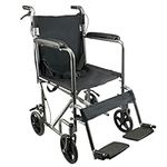 Ultra Lightweight Folding Wheelchair with Attendant Brake Quick Release Legs Travel Transit Folding backrest only 10.5kg from Free To Be mobility equipment