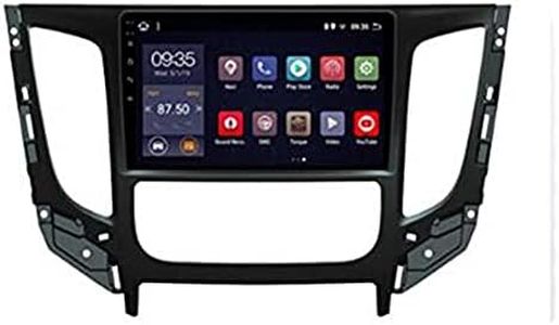 HP CAMP Android 9.1 8 Core Car Radio para Mitsubishi Triton L200 2015-2020 AC, Car Stereo GPS Navigation con Altavoz/micrófono/Bluetooth 5.0, Soporte SWC/cámara de Respaldo,Canbus,4G WiFi 4G+64G
