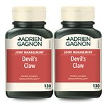 Adrien Gagnon - Devil's Claw (Extra-Strength), for Joint Pain & Osteoarthritis Pain, 130 count - 2 Pack Bundle