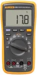 Fluke 17B+ Digital Multimeter, for Electrical Applications, Measures AC/DC Voltage 100V, Current Measurements to 10A, Resistance, Continuity, Diode, Capacitance, Frequency, and Temperature Testing