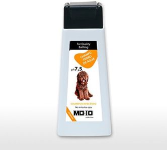 Champú para Perro de Agua Español Pelo Marrón de Diferentes Tonalidades - Champú Texturizador de Rizos Hidratante, Vegano y Biodegradable - Fabricado en España - 300 ml - MD-10 COLLECTION