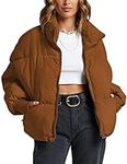 Zeagoo Women's Casual Puffer Jacket Full Zip Lightweight Coats Warm Winter Down Coat