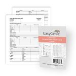 EasyGenie LARGE PRINT Two-Sided Family Group Sheets for Genealogists (7-pack) by | Archival-Quality Genealogy Forms for Ancestry