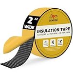 Pipe Insulation Tape, 16.5 FT x 2 Inch Pipe Insulation Roll, Outdoor Water Pipe Wrap Insulation, Self Adhesive, Weather Resistant Foam Tape Insulation, Heat Tape for Water Pipes, Insulating Tape