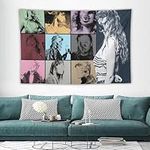 FENDROM Superstar Music Tapestry Journey Through Musical Era Concert Album Tapestry Wall Hanging Dorm Backdrop Wall Art Aesthetic Home Decor for Bedroom Living Room