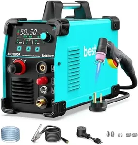 bestarc Plasma Cutter, Non Touch Pilot Arc, Air Sensor Technology, Large Digital Display Screen, BTC500DP 7Gen 50Amps 110/220V Dual Voltage, IGBT Plasma Cutter Machine (BTC500DP 7GEN 110/220V)