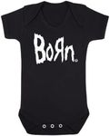 Baby Moo's BORN Nu-Metal Baby Grow 