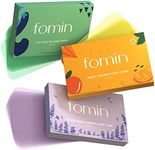 FOMIN - Antibacterial Paper Soap Sheets for Hand Washing - (300 Sheets) Orange, Tea Tree, Lavender Portable Travel Soap Sheets, Dissolvable Camping Mini Soap, Portable Soap Sheets