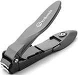 Nail Clippers for Men with Catcher, Self-Collecting Ergonomic Design Ultra Sharp Blade Durable Nail Clipper Trimmer and Cutter for Men and Women, 18-month Replacement Warranty