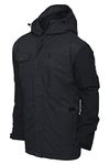 Special Blend | Mens Kinetic Snowboard / Ski Jacket (Charcoal/Black, Small)