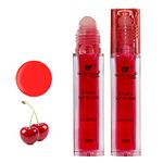 Beauty Forever Fruity Roll on Lip Gloss, Moisturising & Hydrating, Available in 4 Flavours, 6ml (Cherry)