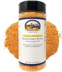 Shawhan Farms Gourmet Parmesan Inspirations Imported Calabrian Chile Roasted Garlic Seasoning Topper Finishing Blend - 7 Oz