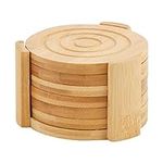 Juvale Set of 6 Bamboo Wood Coaster