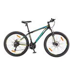 Hercules TOP GEAR-A26 R1 with Shimano Gears 26 T Mountain Cycle (21 Gear, Black)