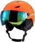 Mingzhe Integrated Ski Helmet Men and Women Snowboard Helmet with Removable Visor Goggles