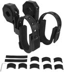 KIMISS UTV Gun Holders, Roll Bar UTV Holder Carbon Steel Rustproof Enhanced High Strength for 1.75in to 2in Roll Bar Mount Holder