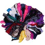 UWOCEKA Variety of 20 Pack Women Thong Pack Lacy Tanga G-String Bikini Underwear Panties(20PCS,2XL)