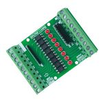 Optocoupler Isolation Board, 8CH Optocoupler Isolation Module DC 3.3V 5V 8-Channel PNP NPN Low High Level Output Signal Converter