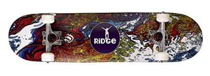 Ridge Skateboards Unisex's Trick Board Concave, Stylised Ridge Graphic Underside, 31 Inch, MR31-CONCAVE