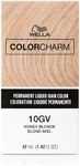COLORCHARM Permanent Liquid Hair Color for Gray Coverage| 10GV Honey Blonde| 1.4 Fl oz.