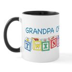 CafePress Grandpa of Twins Mug 11 oz (325 ml) Ceramic Coffee Mug