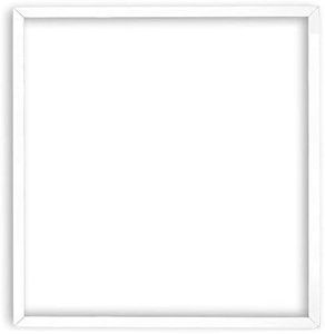 Luxrite 2x2FT LED Panel Flange Kit, High Quality Aluminium Frame, Fits with Any Regular Size 2x2FT LED Panel