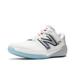 New Balance Men's FuelCell 996v5 Pickleball Indoor Court Shoe, White/Grey/Team Royal, 11.5