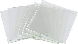 System 96 COE 96 Clear Fusing Glass Squares - 6 Pack (6x8)