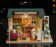 Rylai Wooden Handmade Dollhouse Miniature DIY Kit - Holiday Times Series Dollhouses For Girls Wood Room & Furniture/Accessories