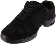 Sansha Hi-Step Dance Sneaker, Black, 7 (6 M US Women's)