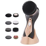 Electric Shoe Cleaner | Automatic Shoe Polisher Brush Kit with 7 Replacement Heads | Multifunctional Shoe Cleaning Tool for Leather Shoes