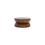 SAFAVIEH Home Collection Alecto Brown Round Coffee Table (Fully Assembled)