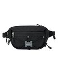 Waterfly Bum Bag Fanny Pack: Waist Packs with Adjustable Belt Crossbody Chest Bag with RFID Blocking Anti-Theft or Women Men Travel Running Walking Hiking Everyday Use, Black