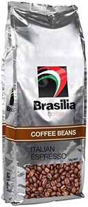 Brasilia Coffee Brasilia Coffee Beans 1kg Italian Espresso, 1 kg