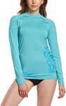 ATHLIO Women's UPF 50+ Rash Guard, 