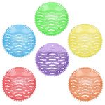 4Seasons TOTAL HYGINE Urinal Screen Mat Set of 10 Pieces, Anti-Splash Urinal Mat - Ideal for Bathrooms, Restaurants, Schools (Random Single Fragrance in Box)