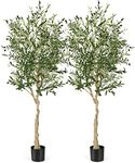 Giantex 2-Pack Artificial Olive Tre