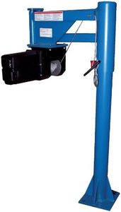 Vestil VAN-J-DC Van Mount DC Powered Jib Lifter, Steel, 400 lb. Capacity, 46' Cable Length, 46-1/16" Height