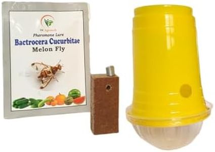 Melon Fly Lure (Bactocera Cucurbite) & Fruit Fly Trap Protect Your Vegetable Crops Effectively - Pack of 15