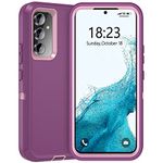 ottpluscase for Samsung Galaxy A54 5G Case, Samsung A54 5G Case Heavy Duty Shockproof Dustproof 3 in 1 Cover Soft TPU Hard PC Military Protective Tough Durable Phone Cover for Galaxy A54 5G -Purple