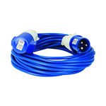 Defender Extension Lead Blue 2.5mm2 16A 14m 230V (E85221)