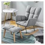 Velvet Rocking Accent Chair Upholst