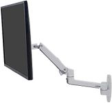 Ergotron – LX Single Monitor Arm, VESA Wall Mount – for Monitors Up to 34 Inches, 7 to 25 lbs – White