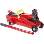 Jack Boss Car Jack 1.5 Ton (3,300 LBs) Hydraulic Floor Jack Portable Lift Trolley Jack, Fit Use for Cars Automotive Sedans, Red